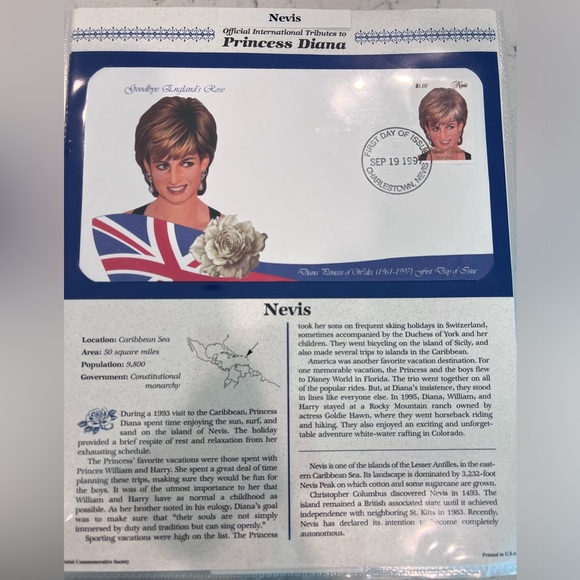 Official international tributes to Princess Diana - Picture 10 of 12